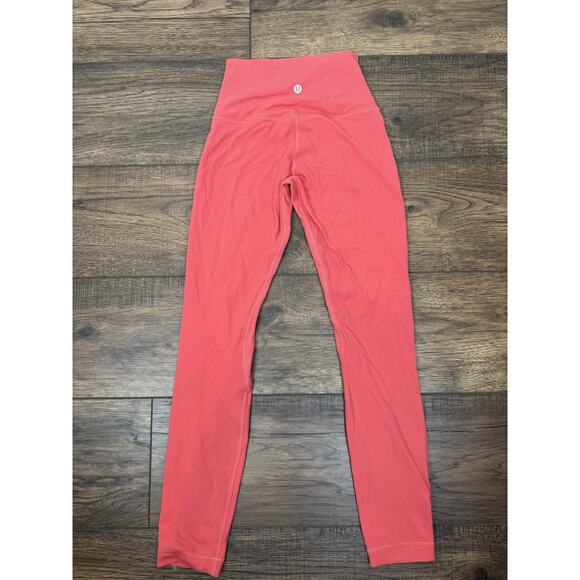 Lululemon Align High-Rise Pant 25" Pale Raspberry pink Leggings size 2 - Picture 4 of 9